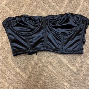 cropped corset top